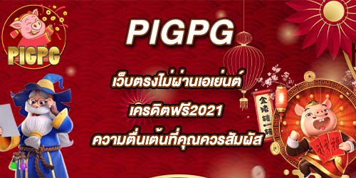 PIGPG เว็บตรงไม่ผ่านเอเย่นต์เครดิตฟรี2021